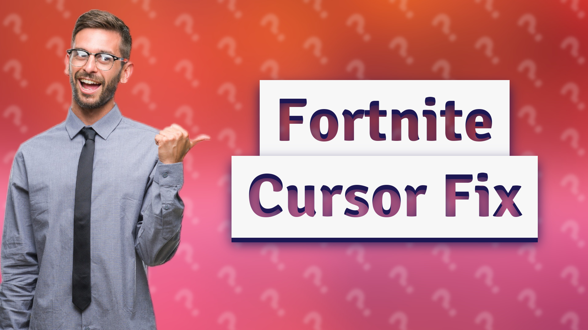 Fortnite Cursor Fix