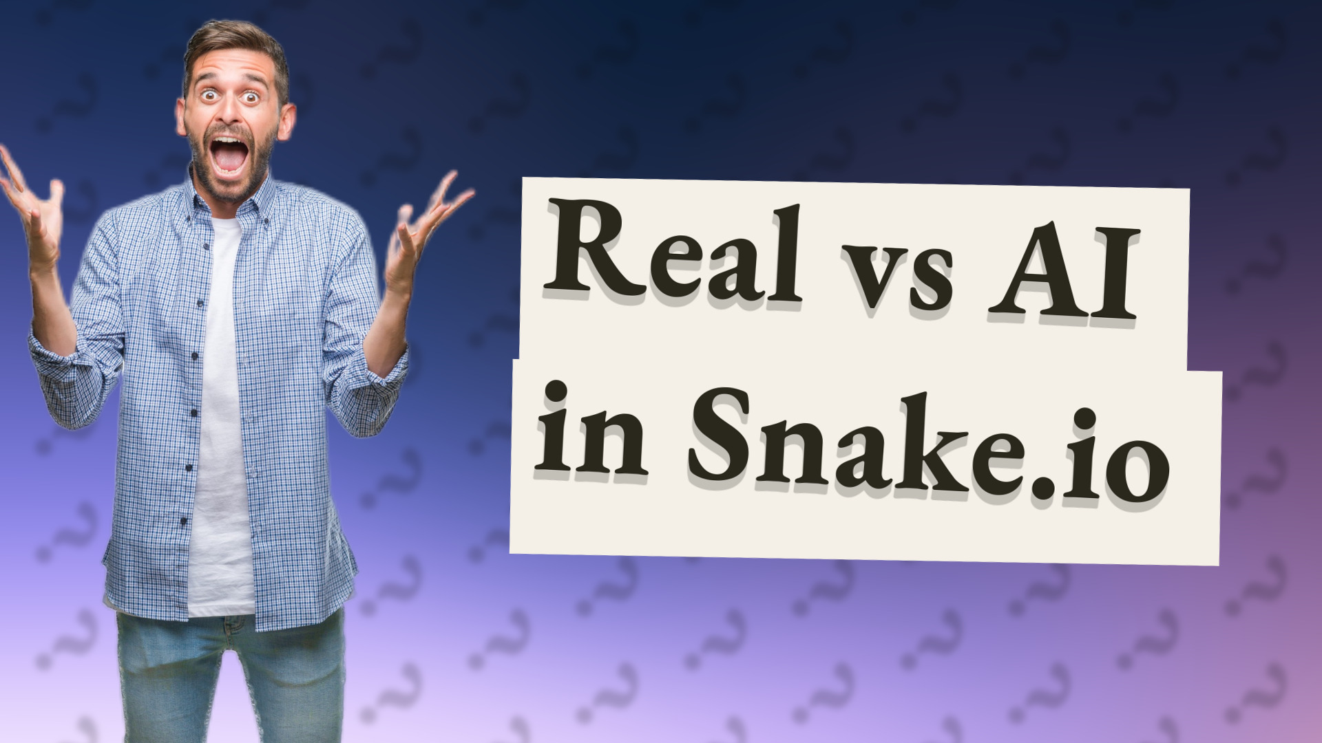 Real vs AI in Snake.io