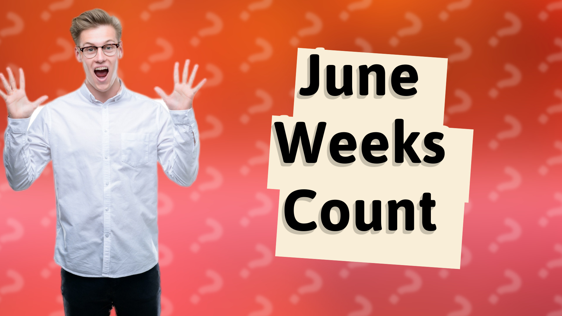 June Weeks Count