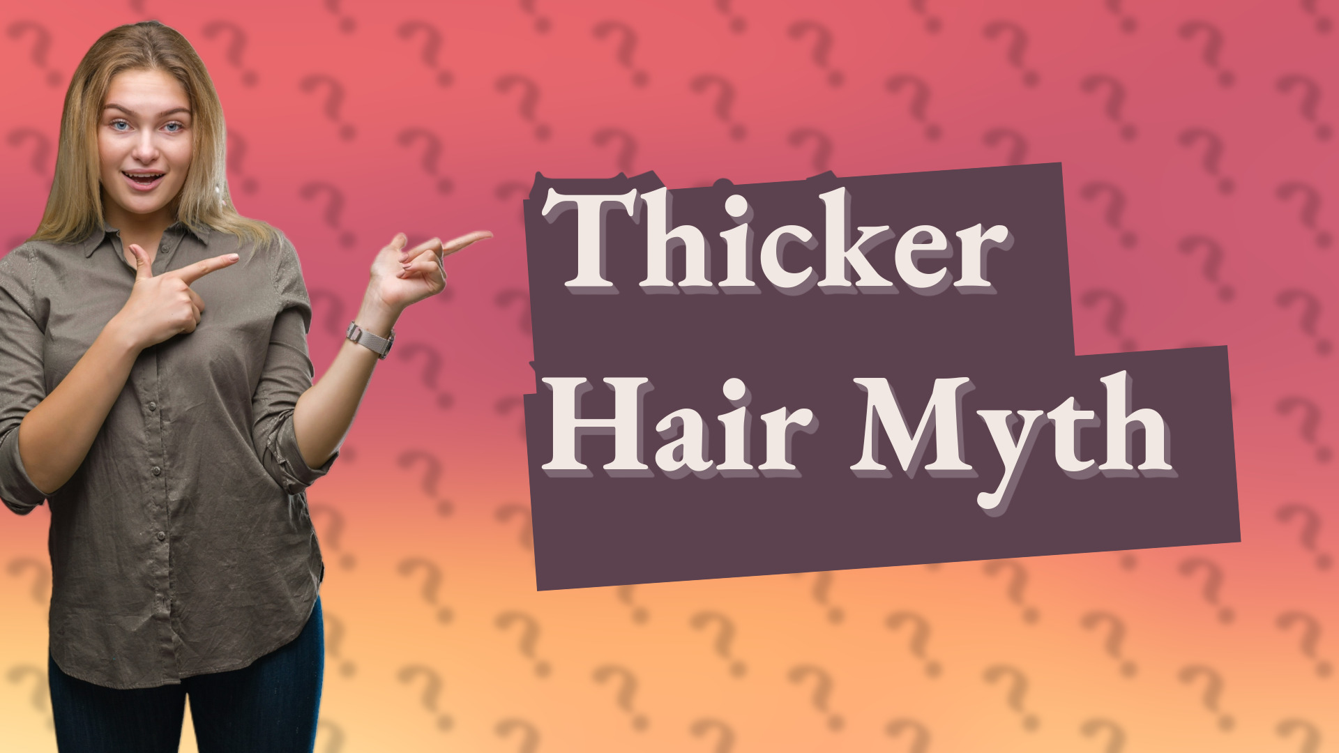 Thicker Hair Myth