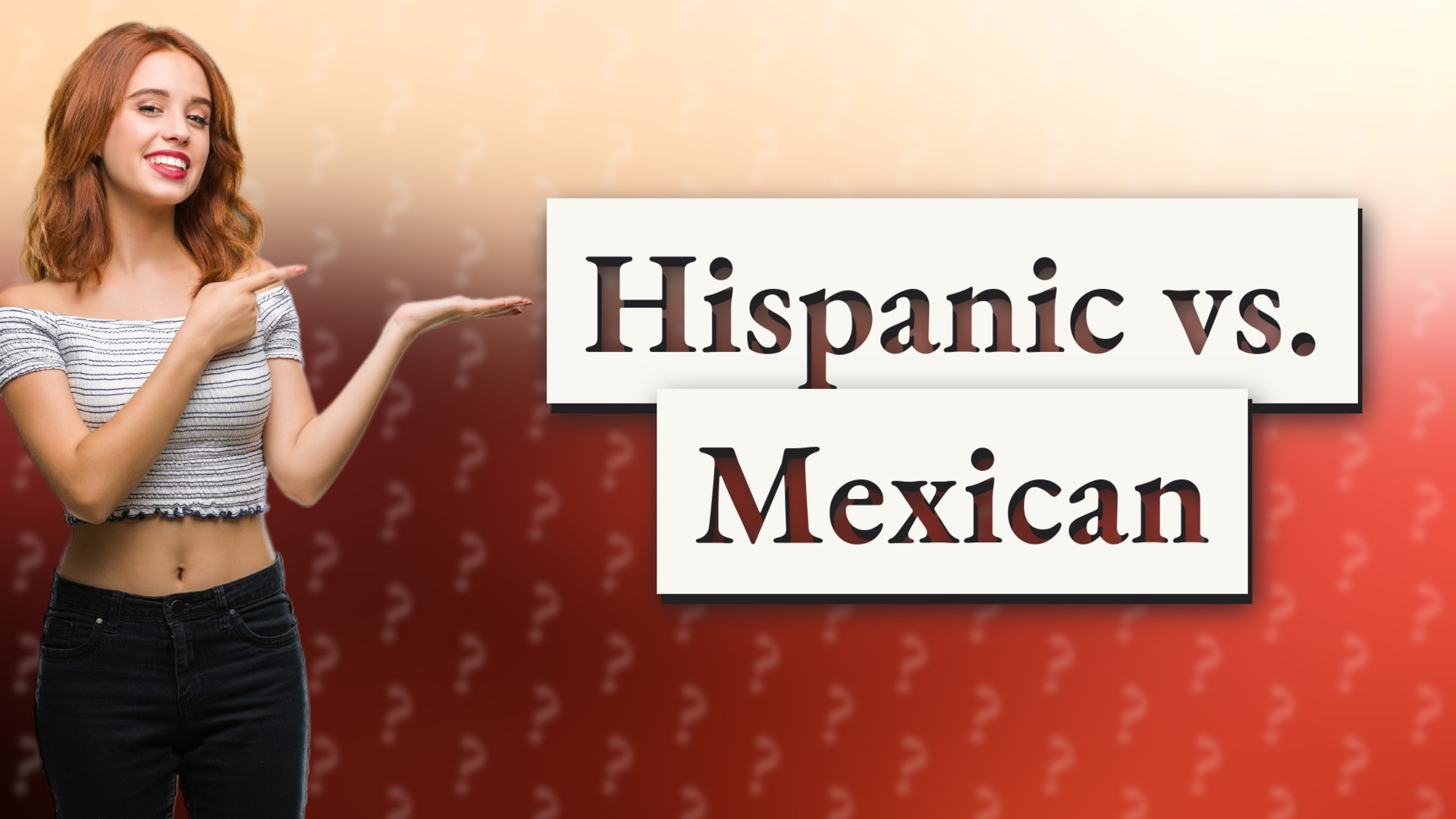 Hispanic vs. Mexican
