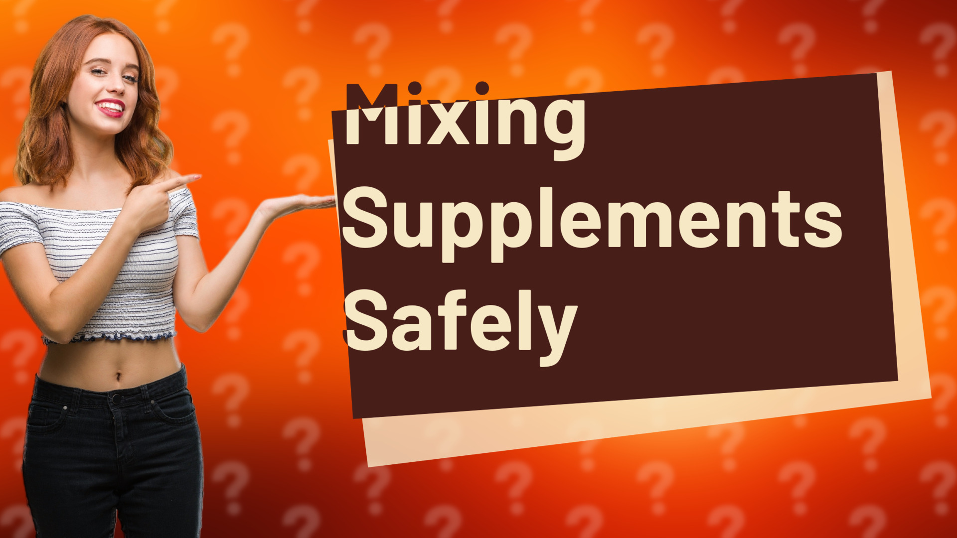 Mixing Supplements Safely