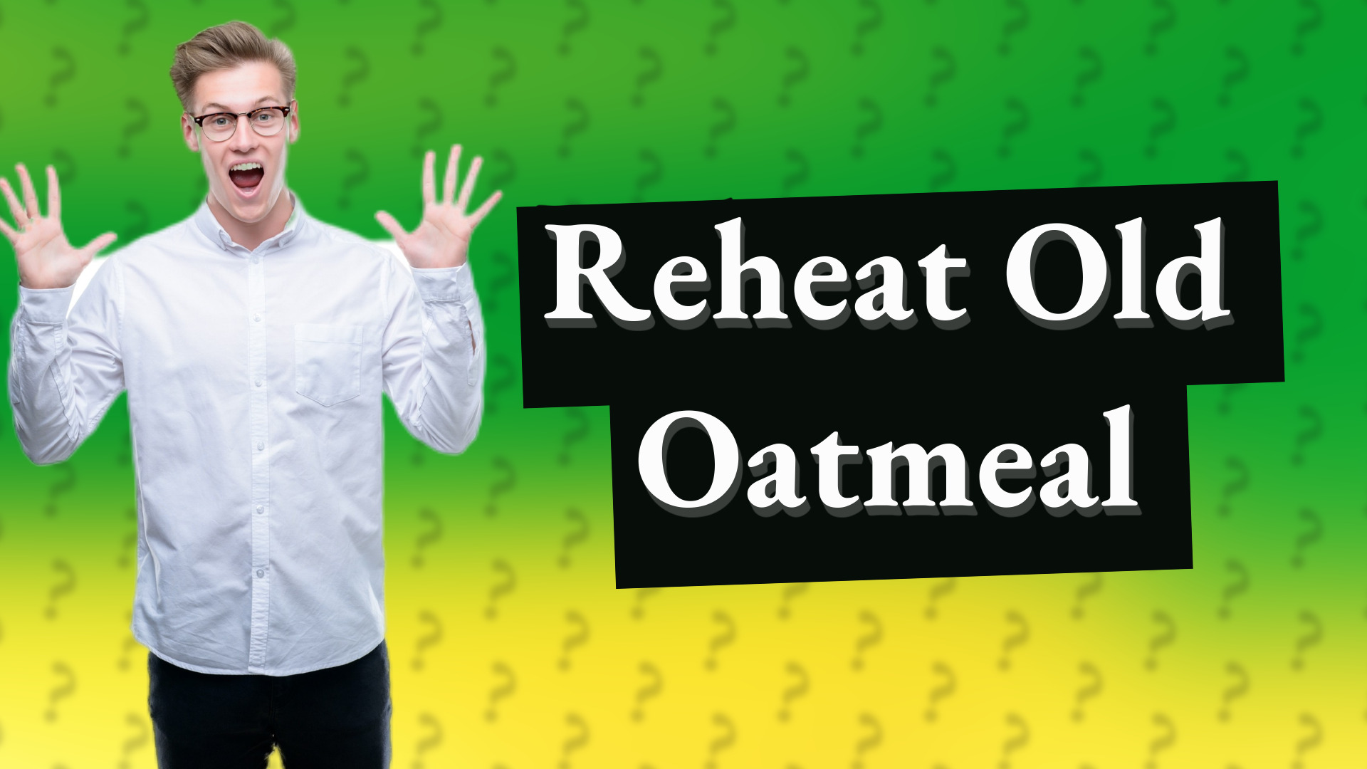 Reheat Old Oatmeal