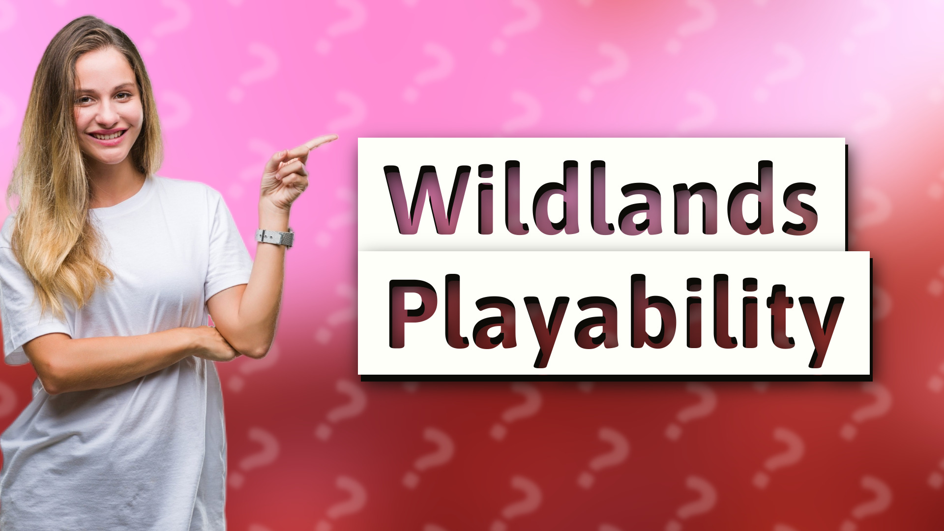 Wildlands Playability