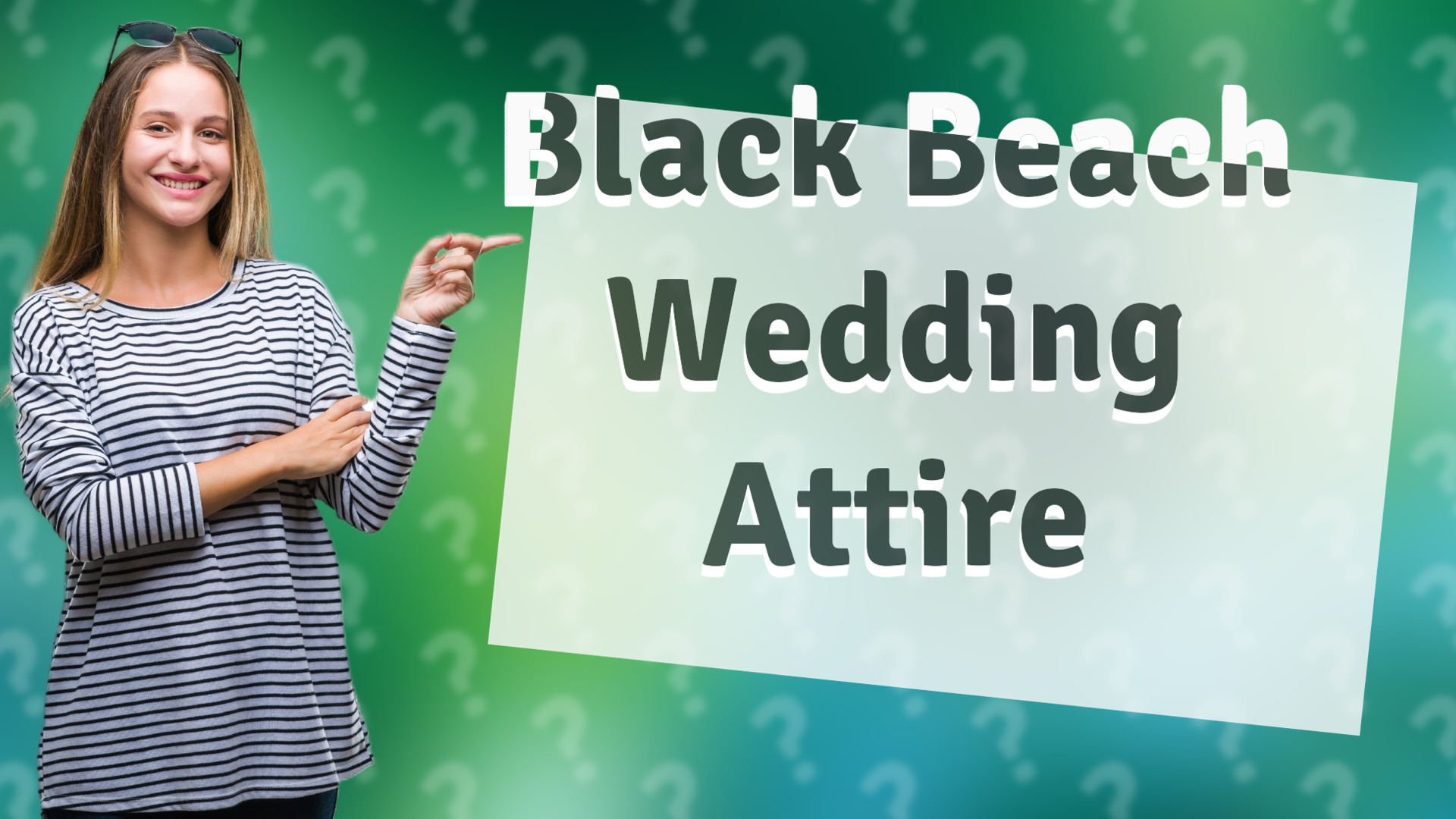 Black Beach Wedding Attire