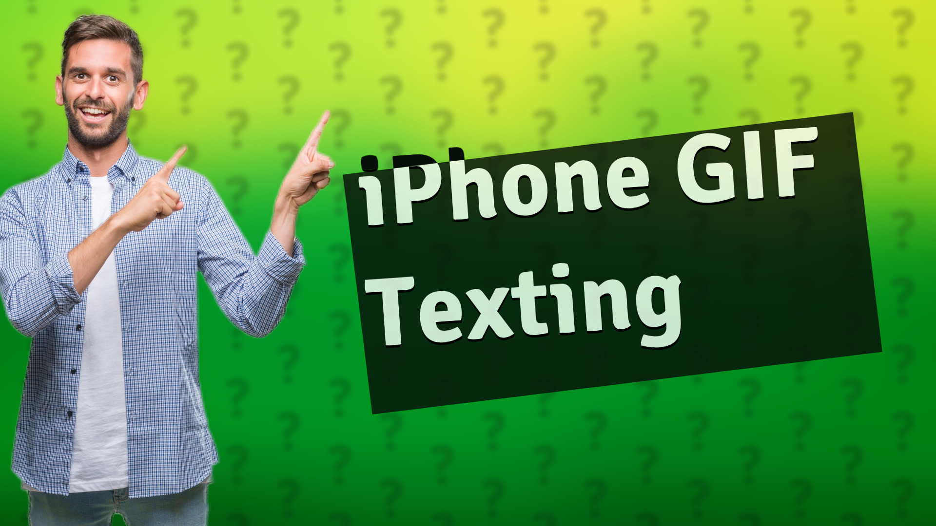 iPhone GIF Texting
