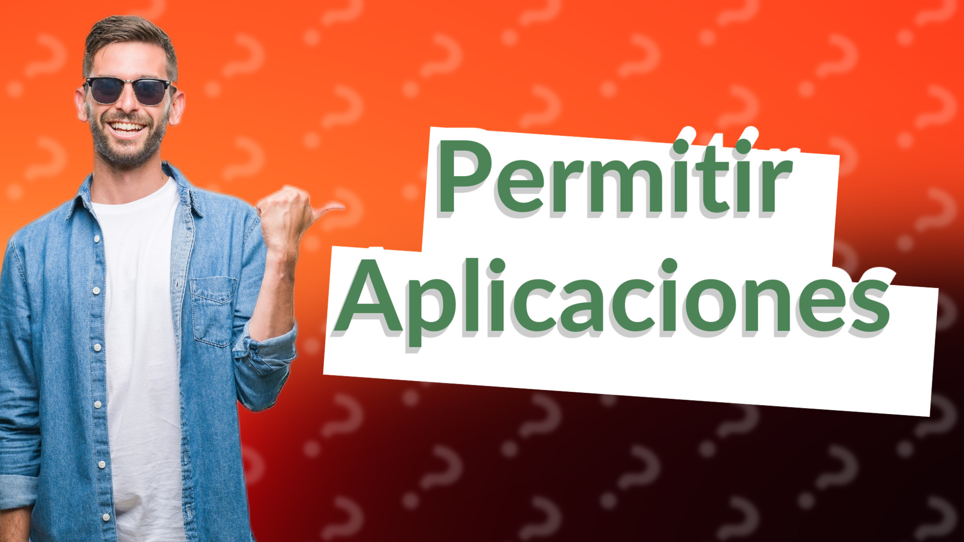 Permitir Aplicaciones