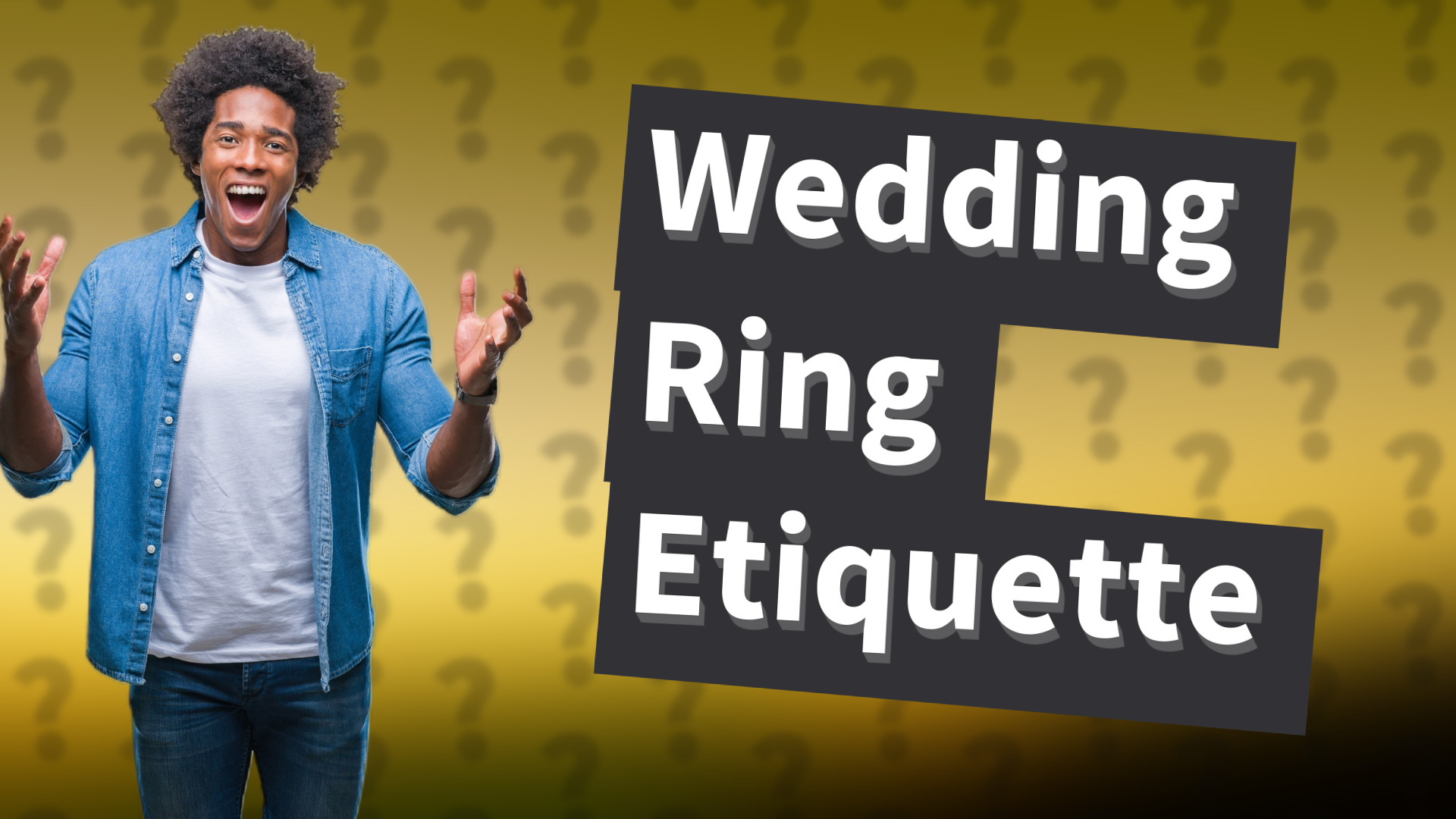 Wedding Ring Etiquette