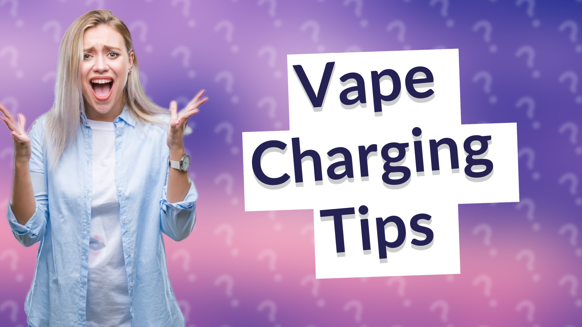 Vape Charging Tips