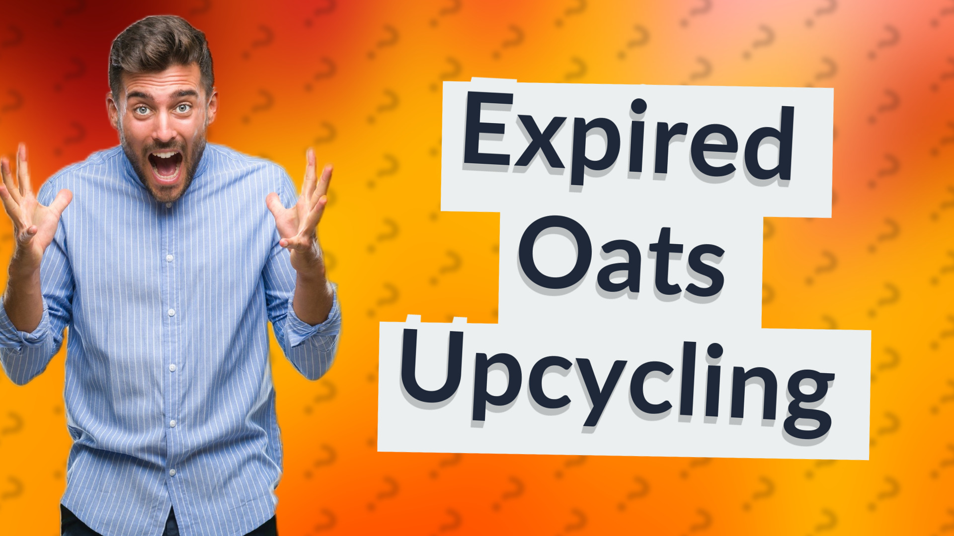 Expired Oats Upcycling