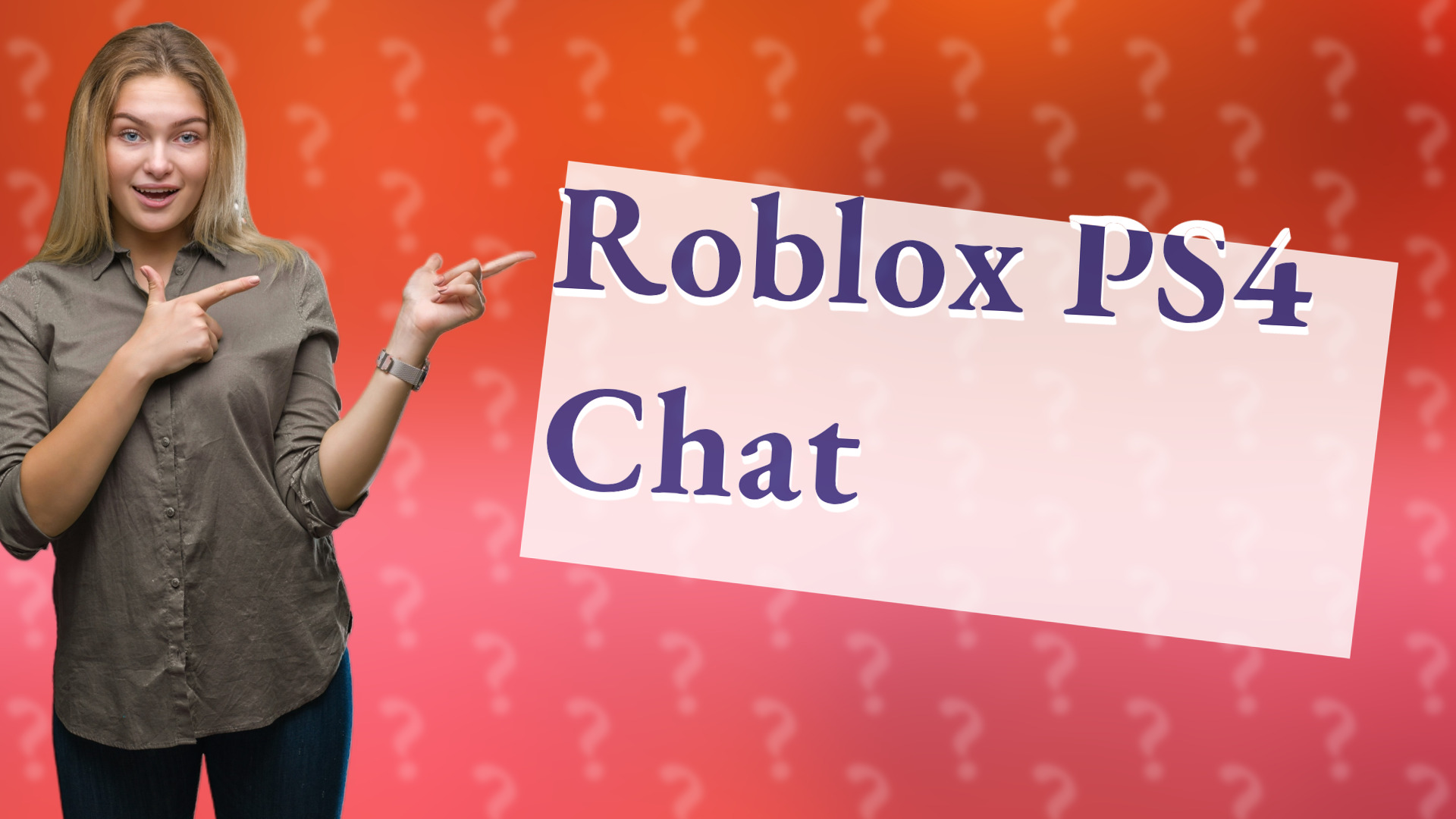 Roblox PS4 Chat