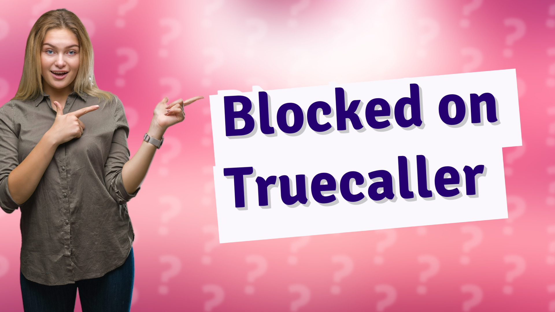 Blocked on Truecaller