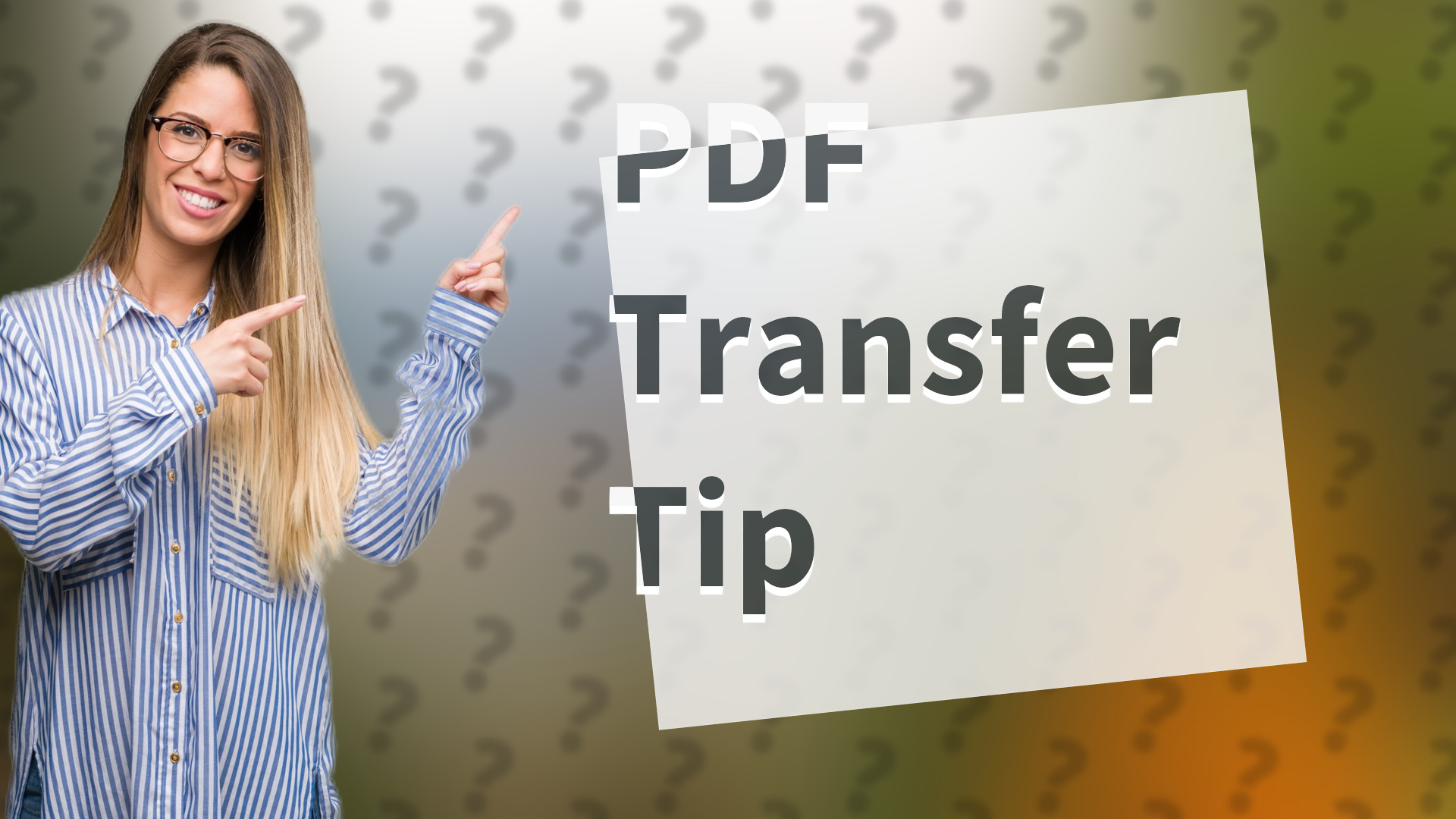 PDF Transfer Tip