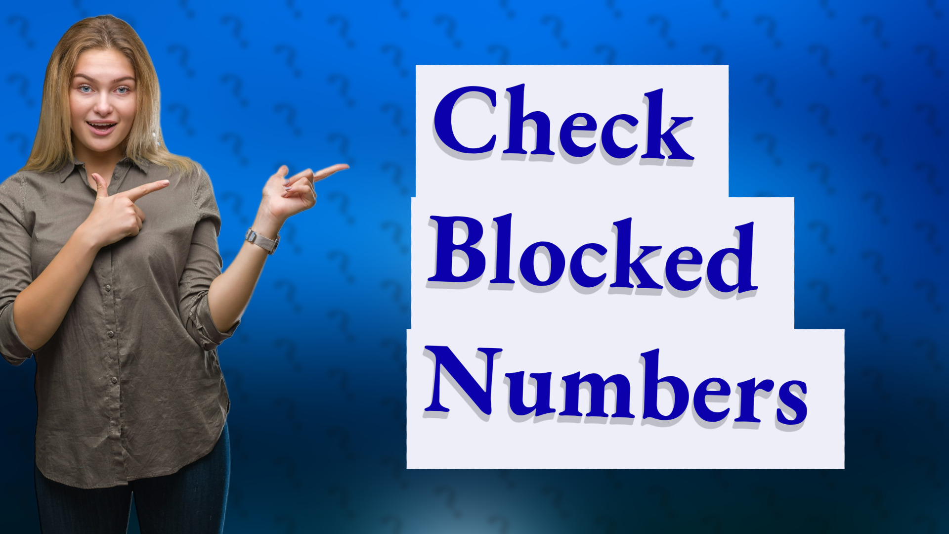 Check Blocked Numbers