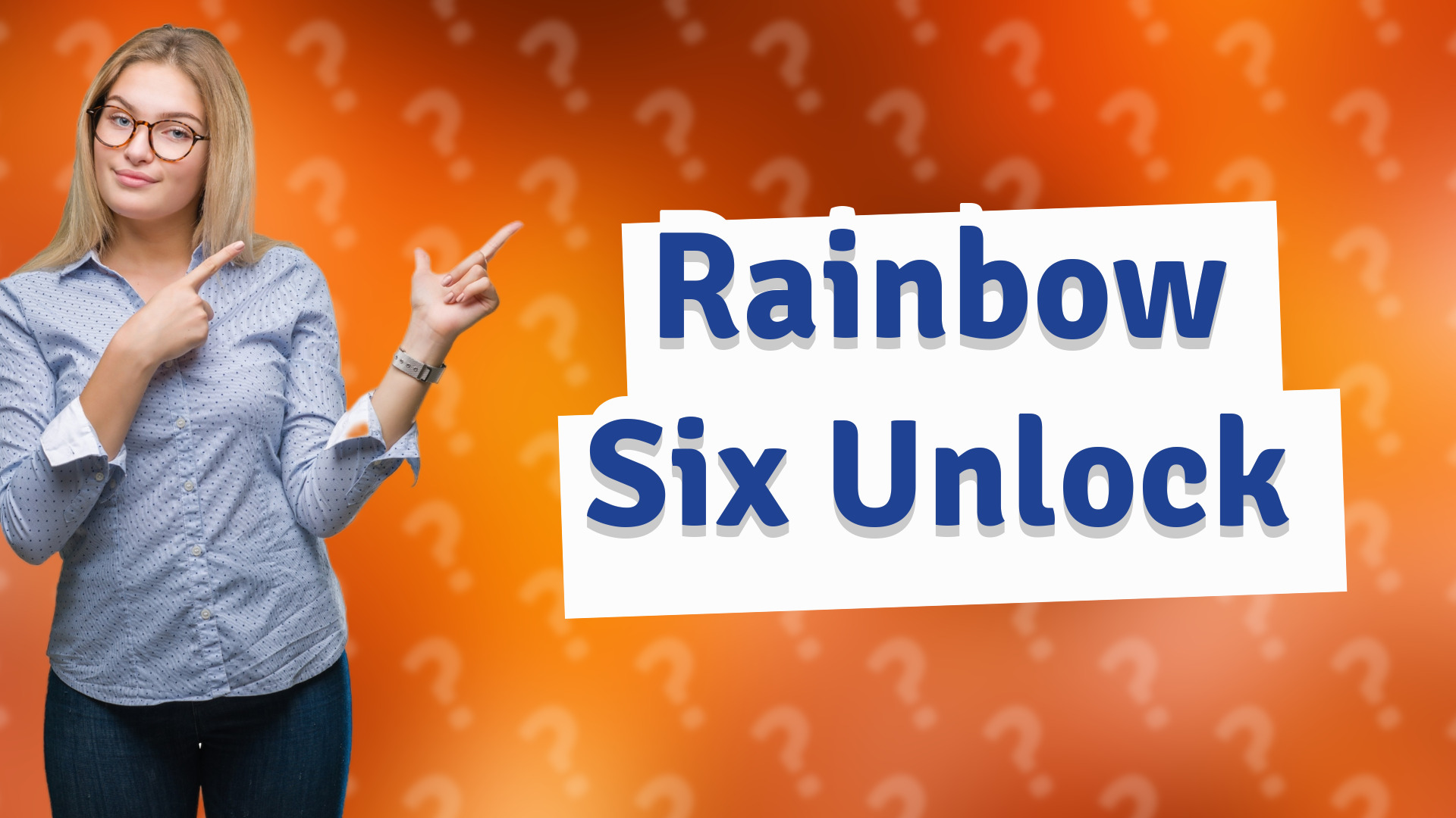 Rainbow Six Unlock