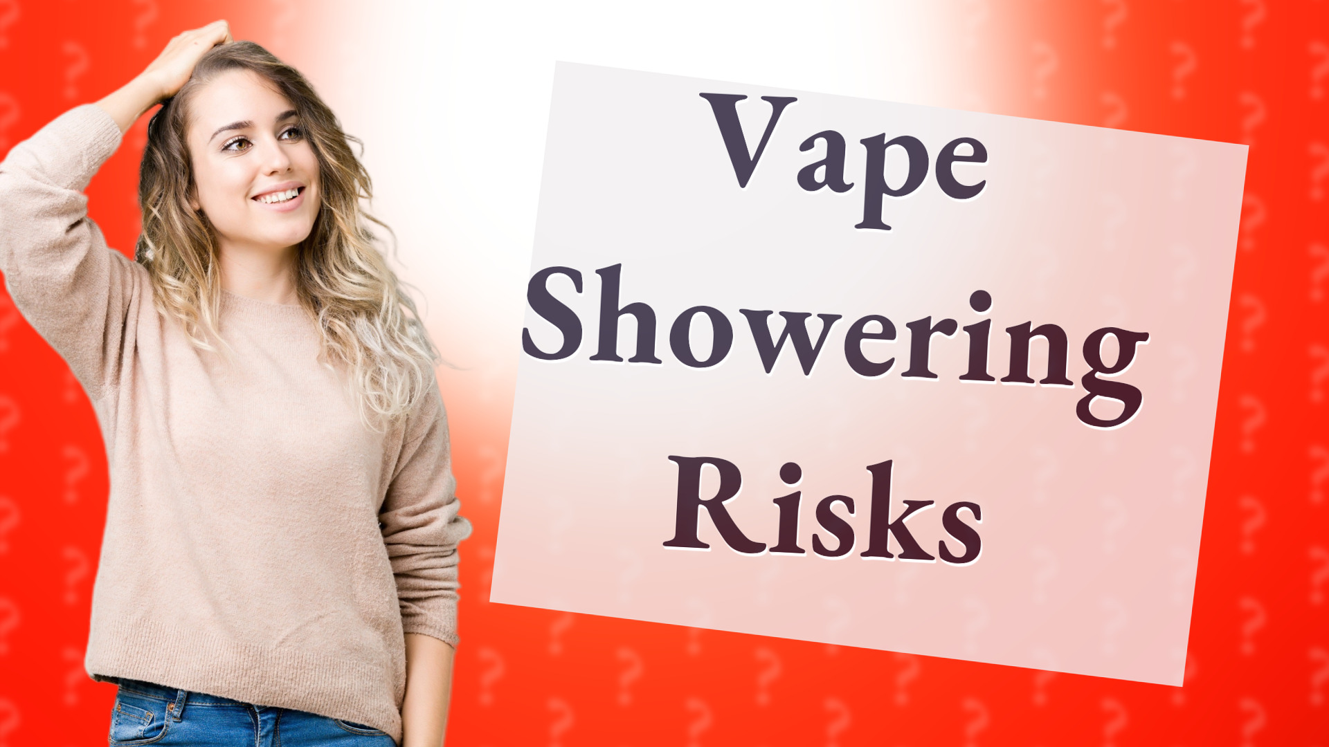 Vape Showering Risks