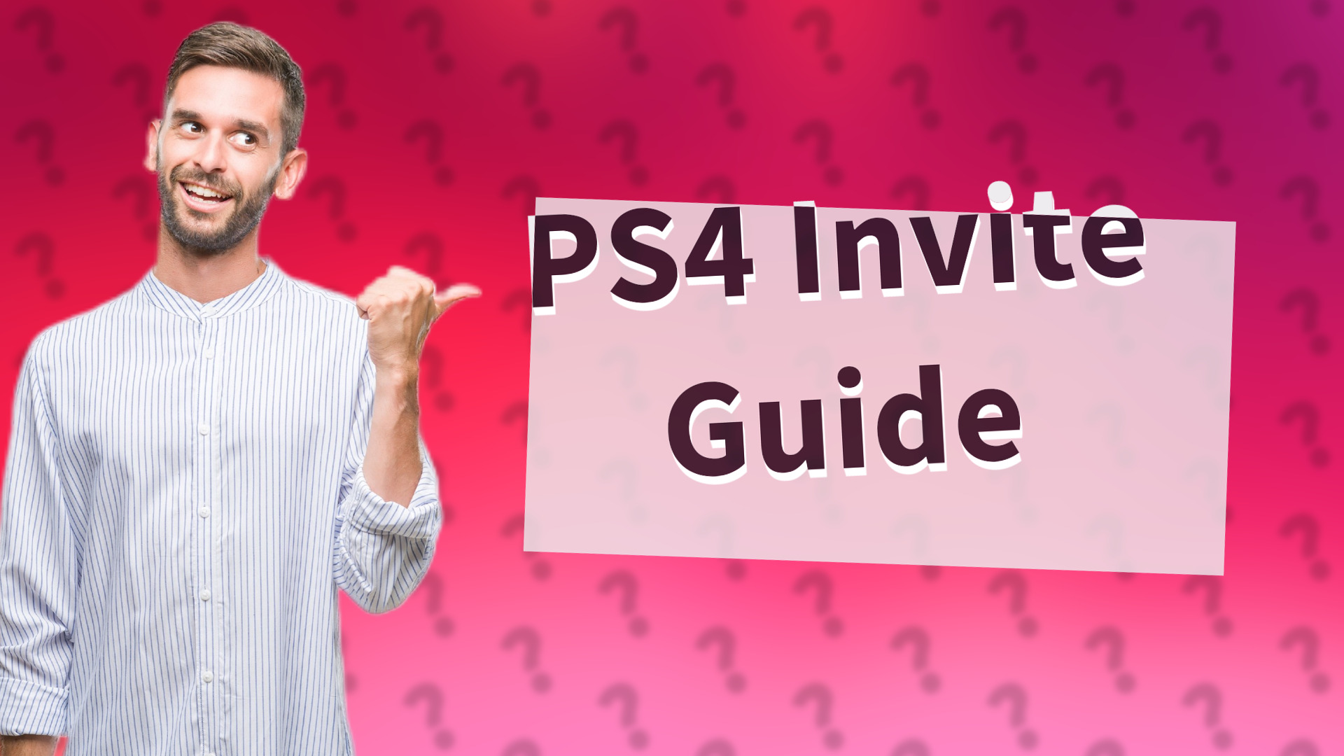 PS4 Invite Guide