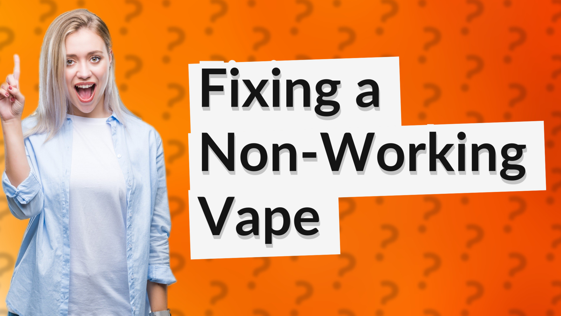 Fixing a Non-Working Vape