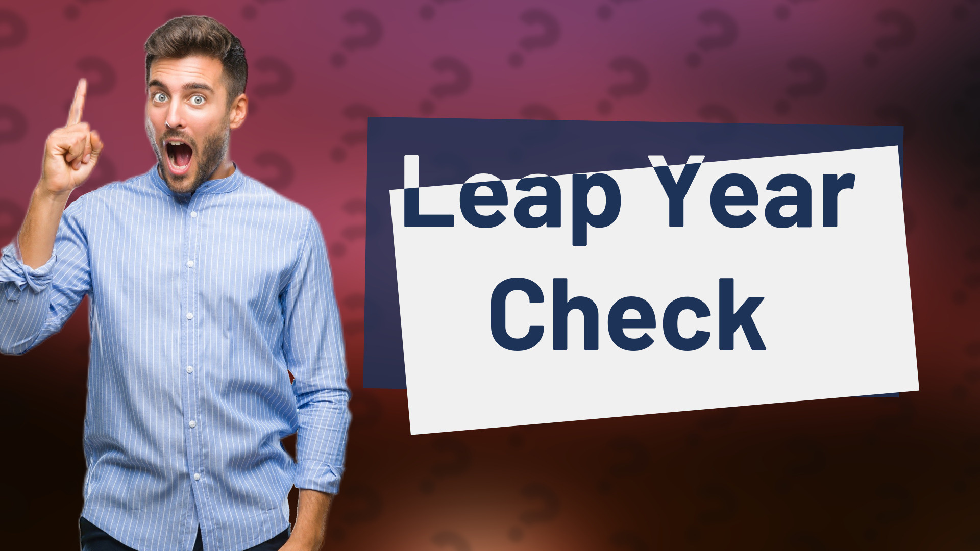 Leap Year Check
