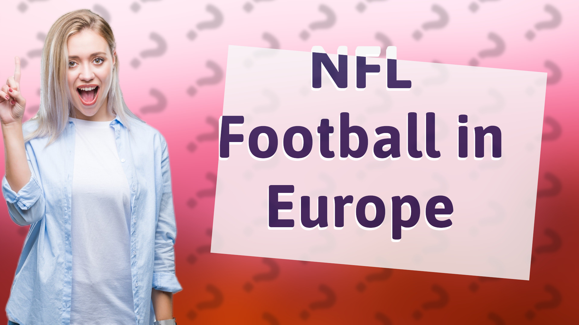 NFL Football in Europe