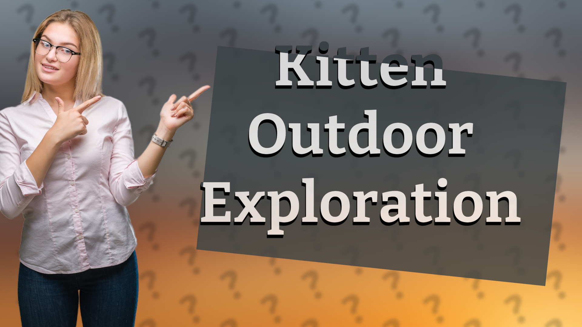 Kitten Outdoor Exploration