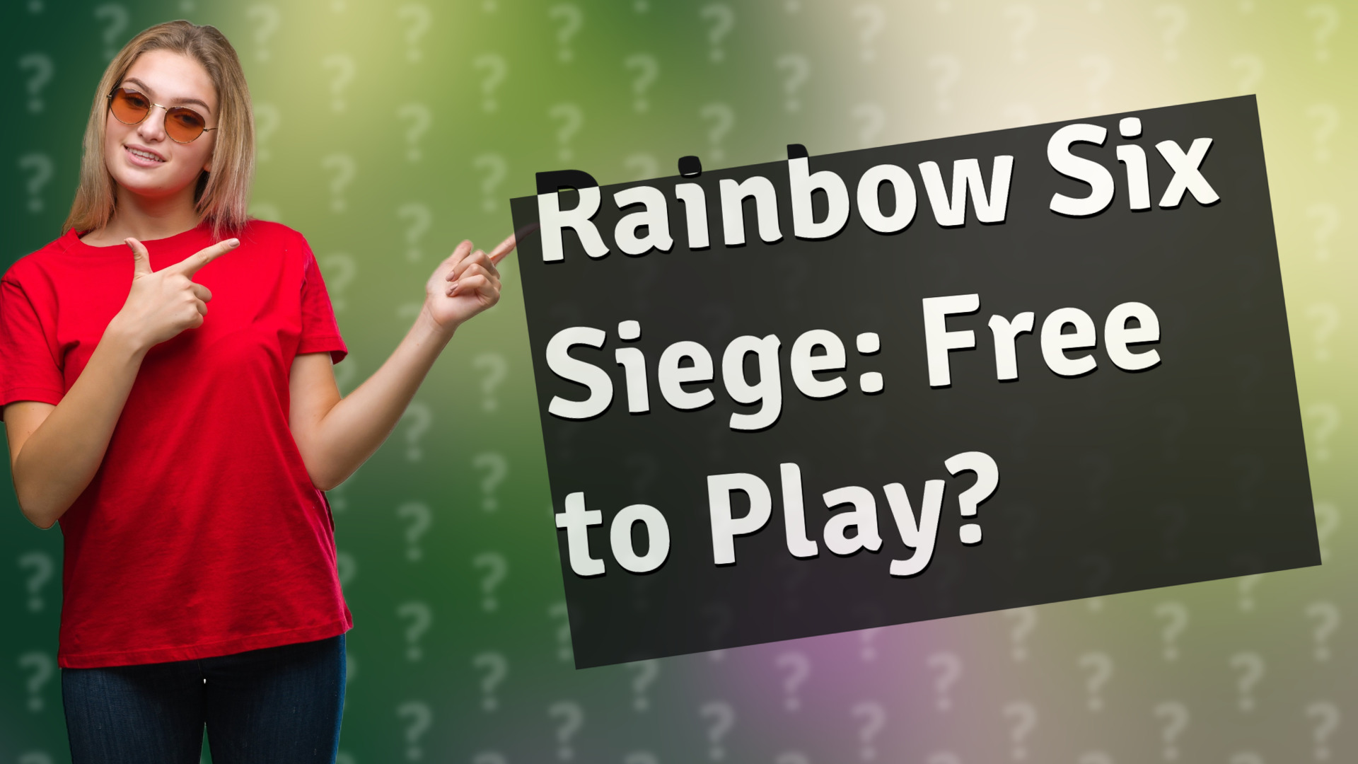 Rainbow Six Siege: Free to Play?