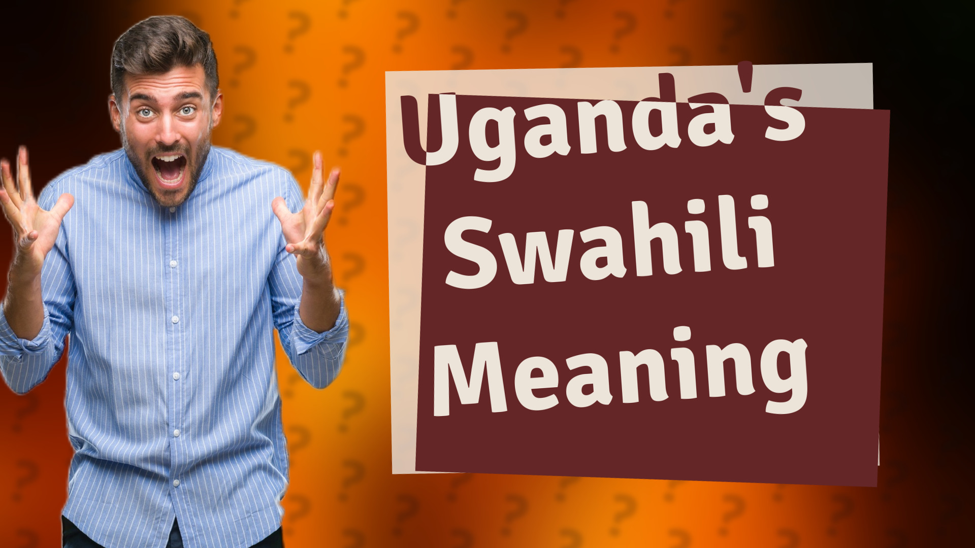 Uganda's Swahili Meaning