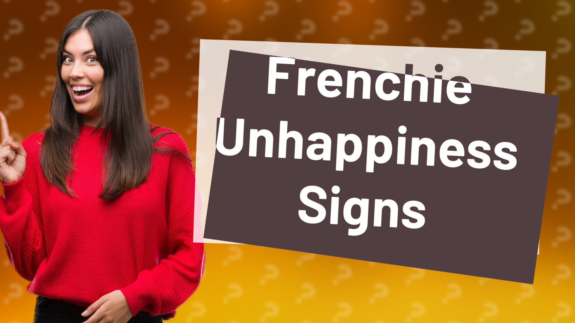Frenchie Unhappiness Signs
