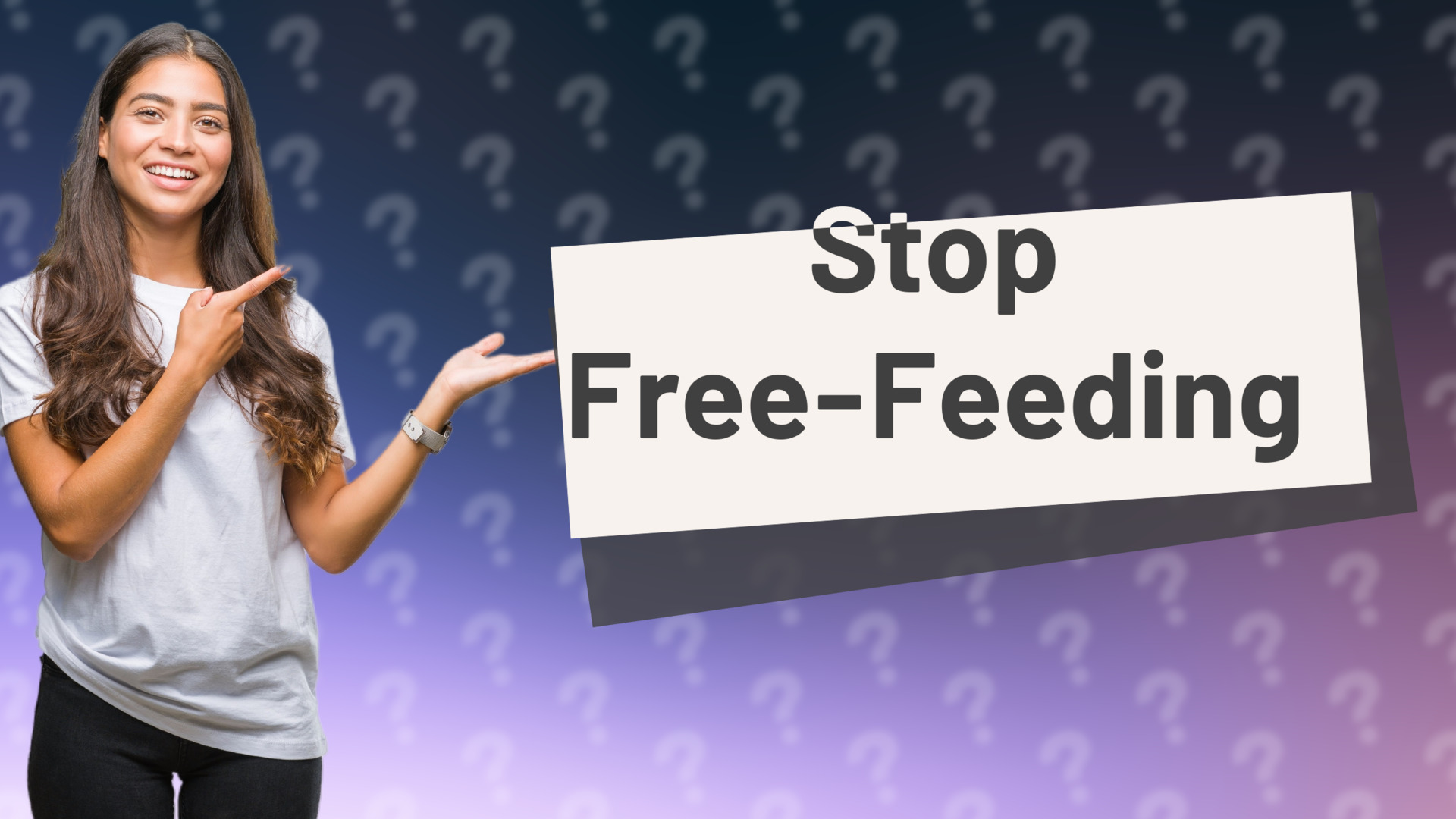 Stop Free-Feeding