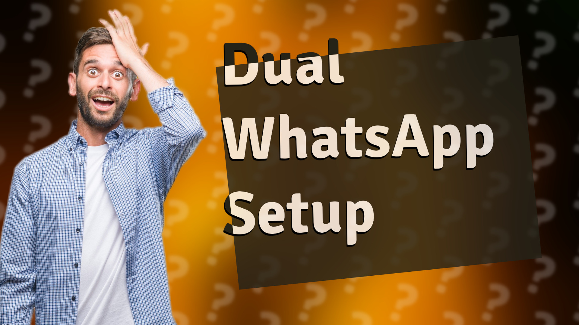 Dual WhatsApp Setup