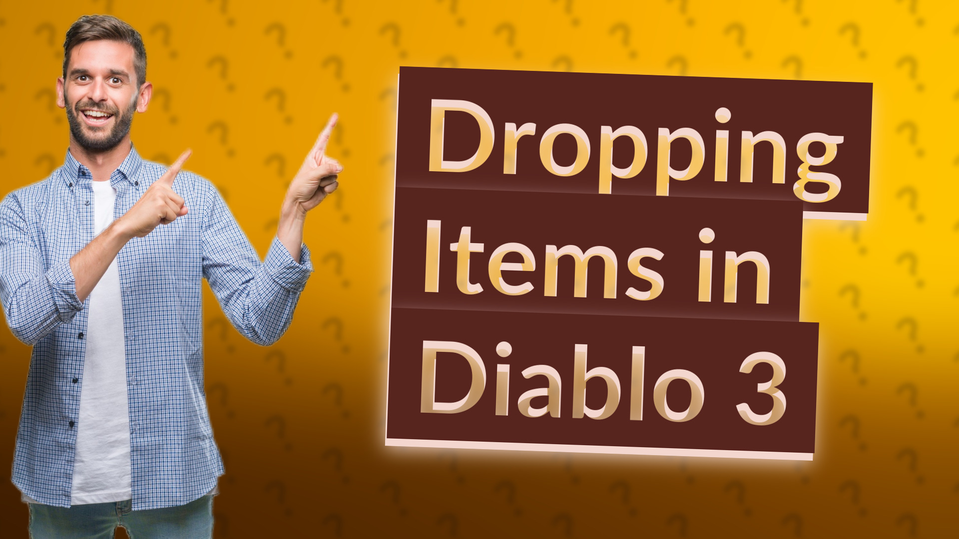 Dropping Items in Diablo 3