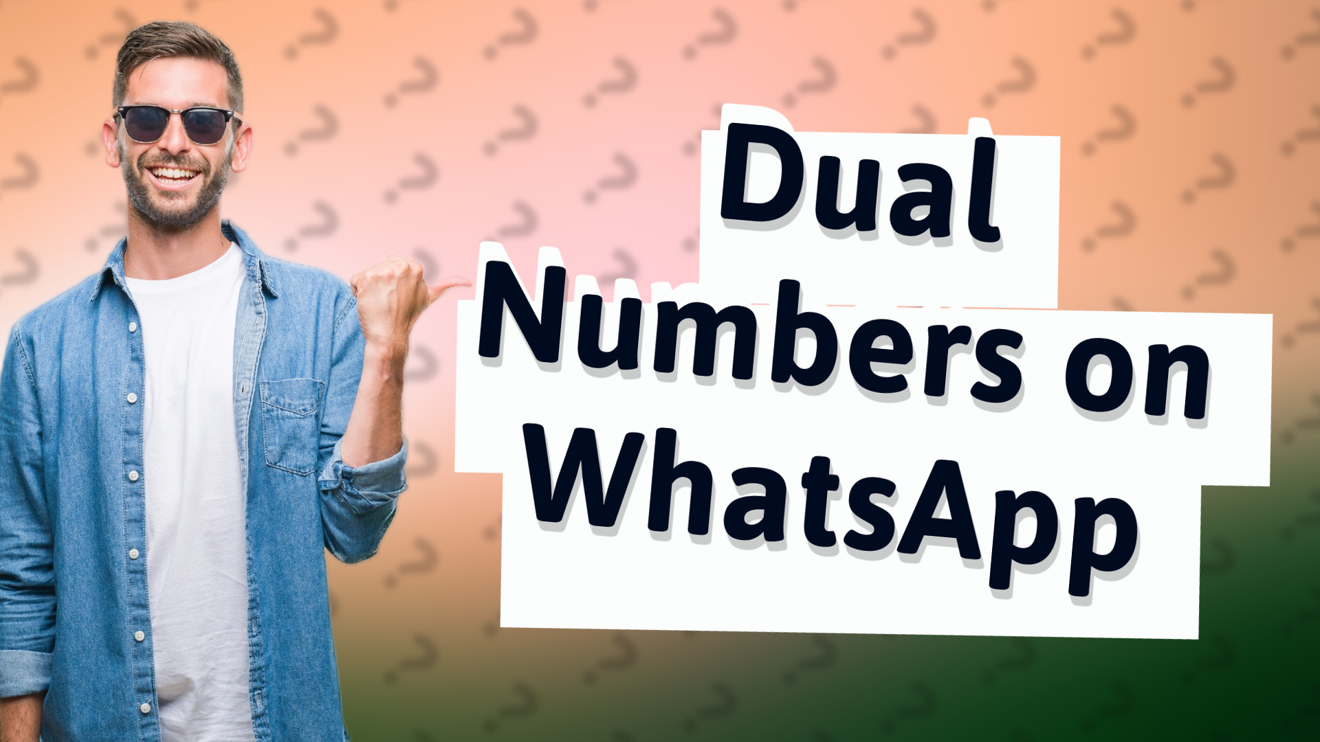 Dual Numbers on WhatsApp