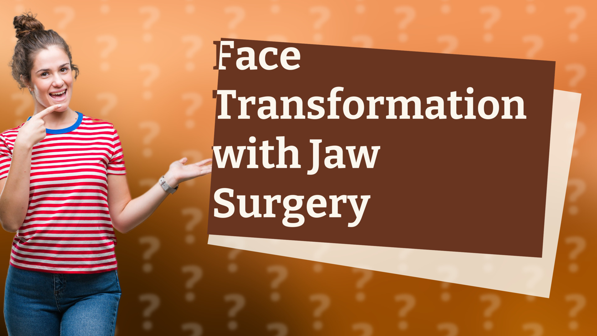 Face Transformation with Jaw Surgery