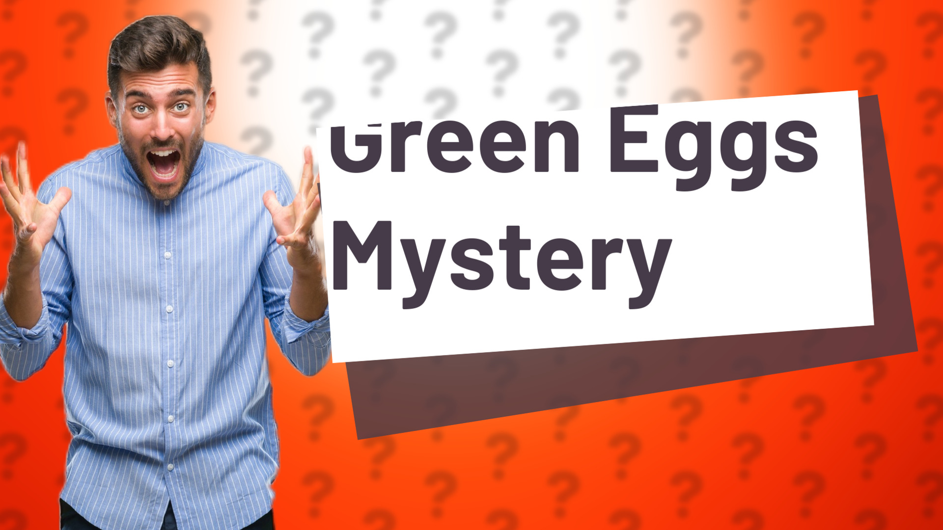 Green Eggs Mystery