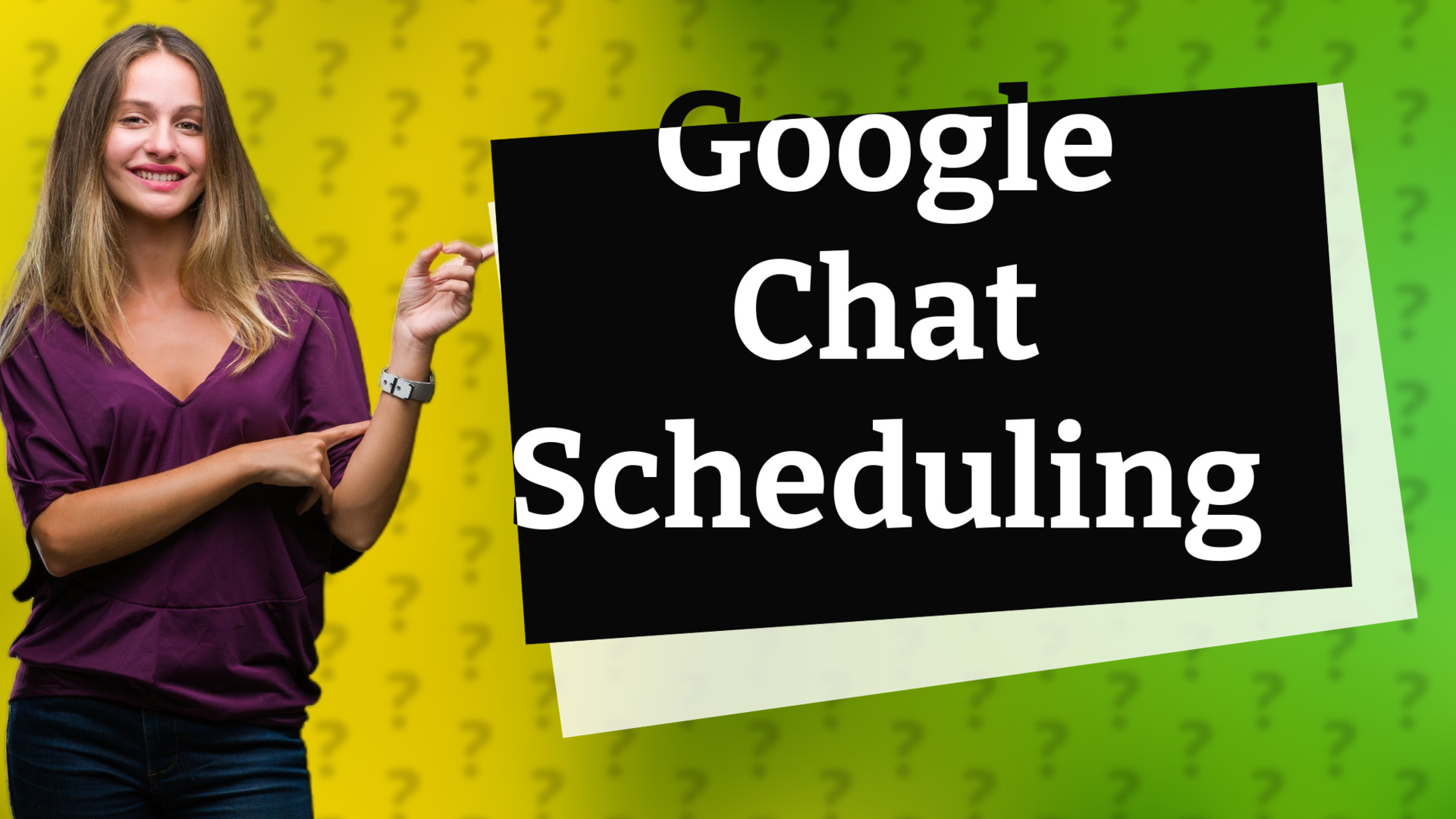 Google Chat Scheduling