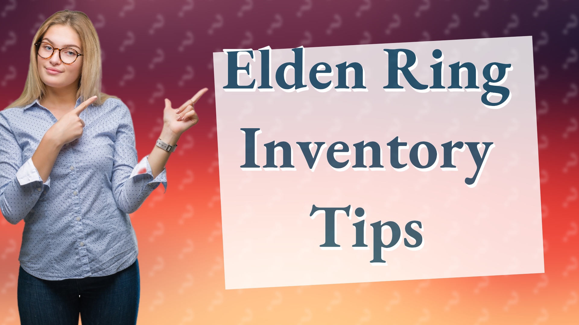 Elden Ring Inventory Tips
