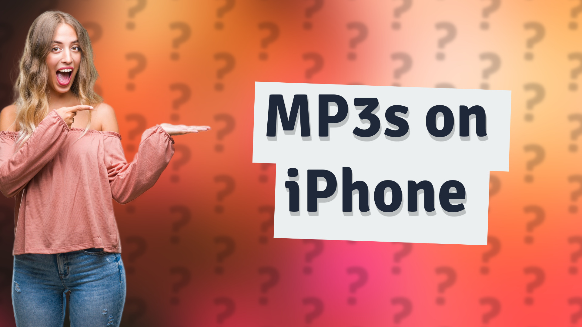 MP3s on iPhone