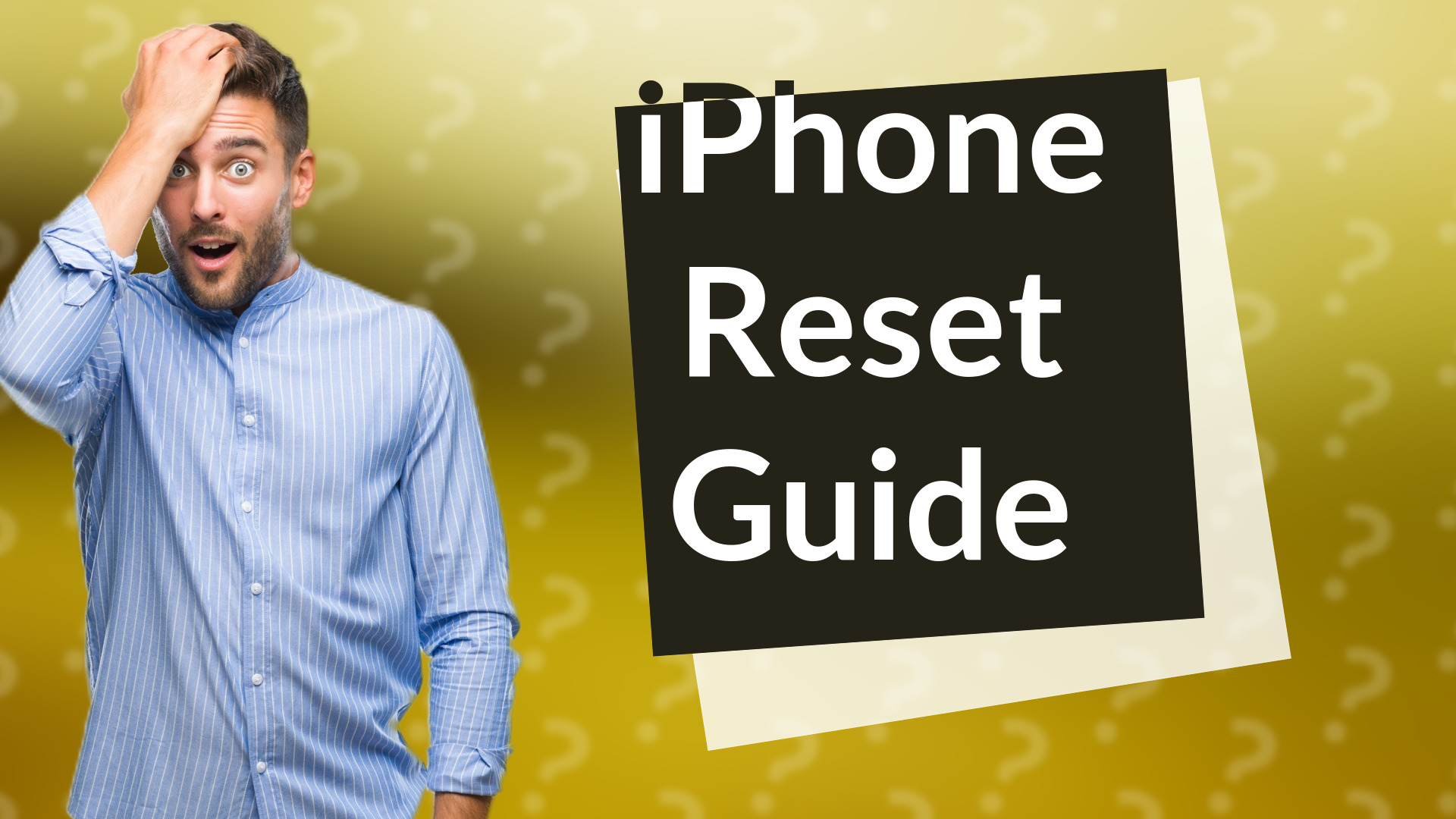 iPhone Reset Guide