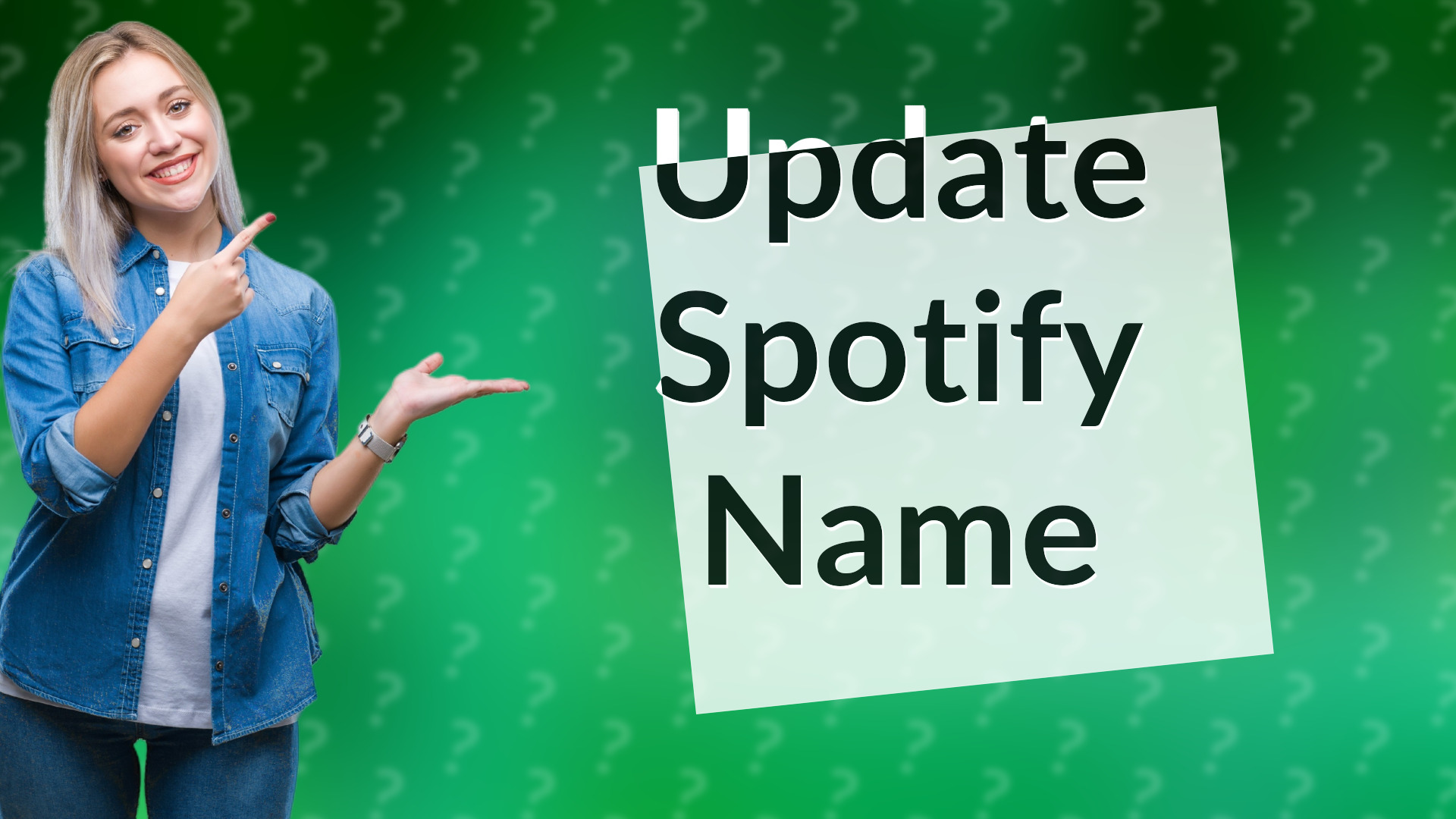Update Spotify Name