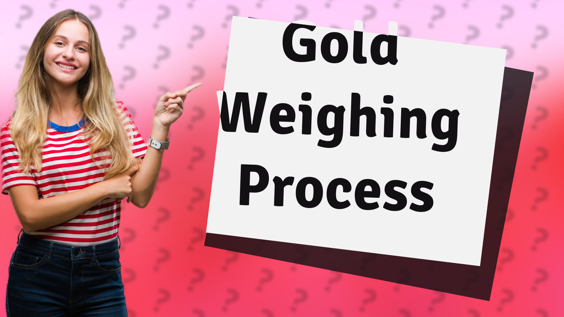 Gold Weighing Process