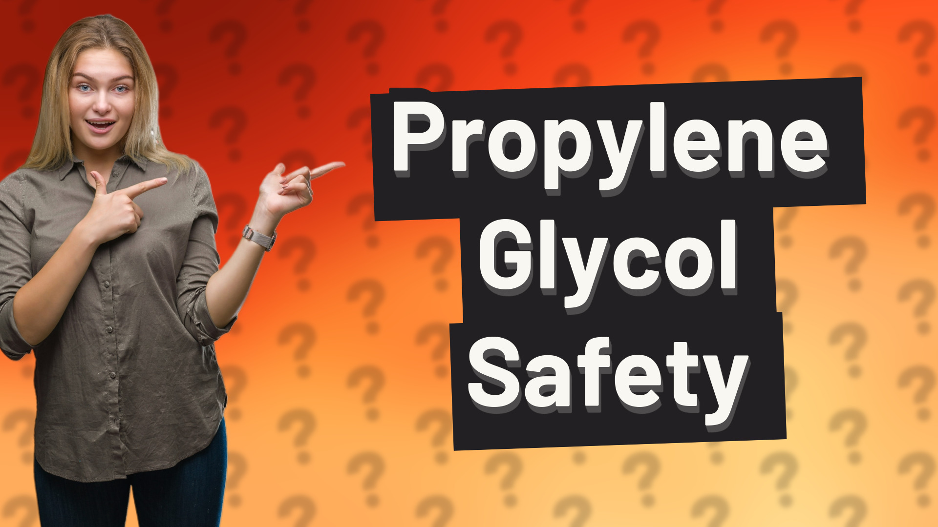 Propylene Glycol Safety