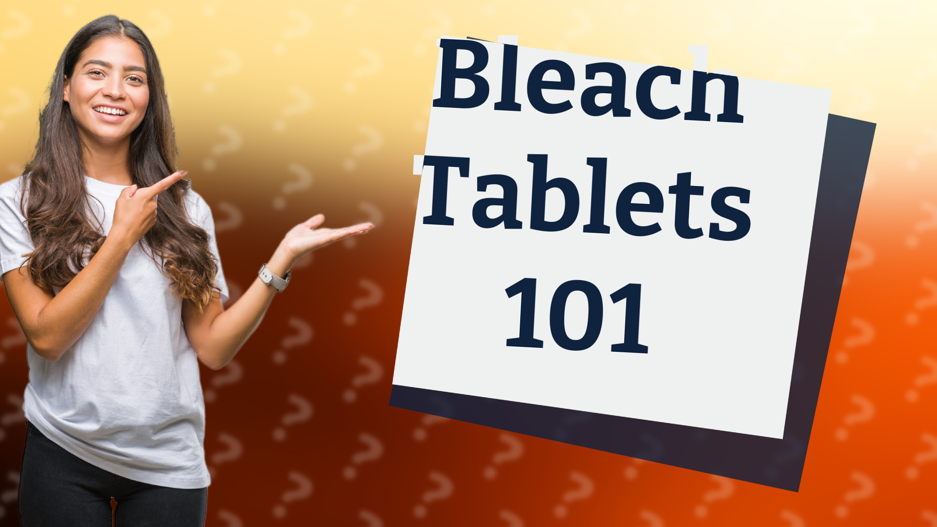 Bleach Tablets 101
