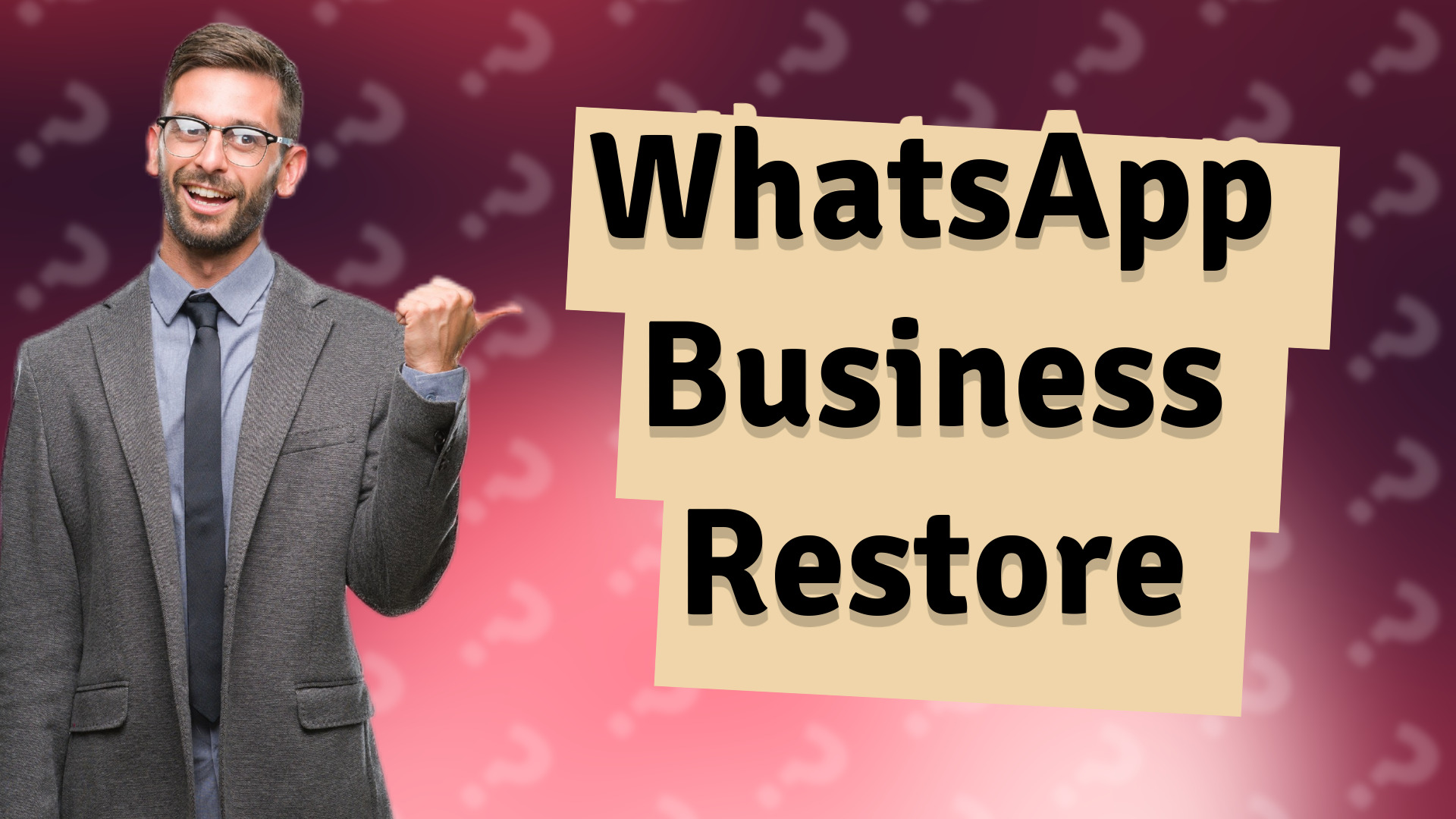 WhatsApp Business Restore