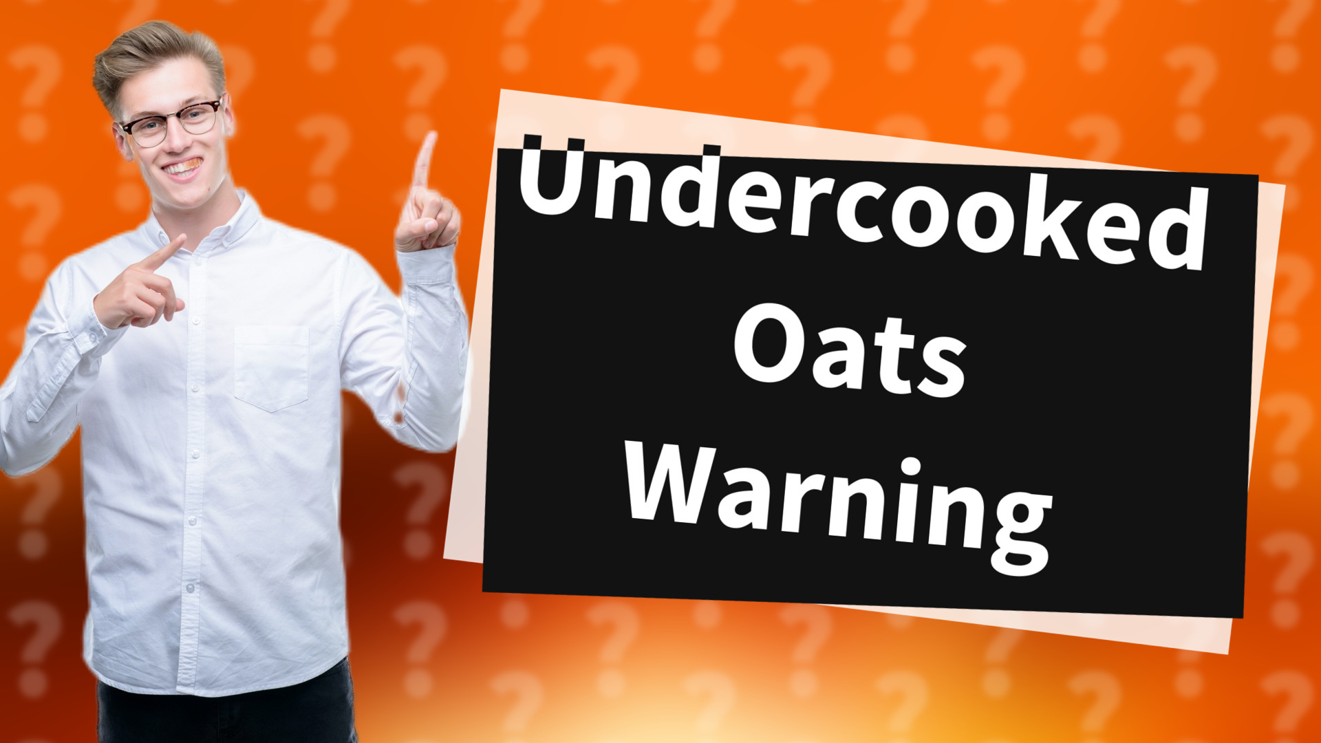 Undercooked Oats Warning