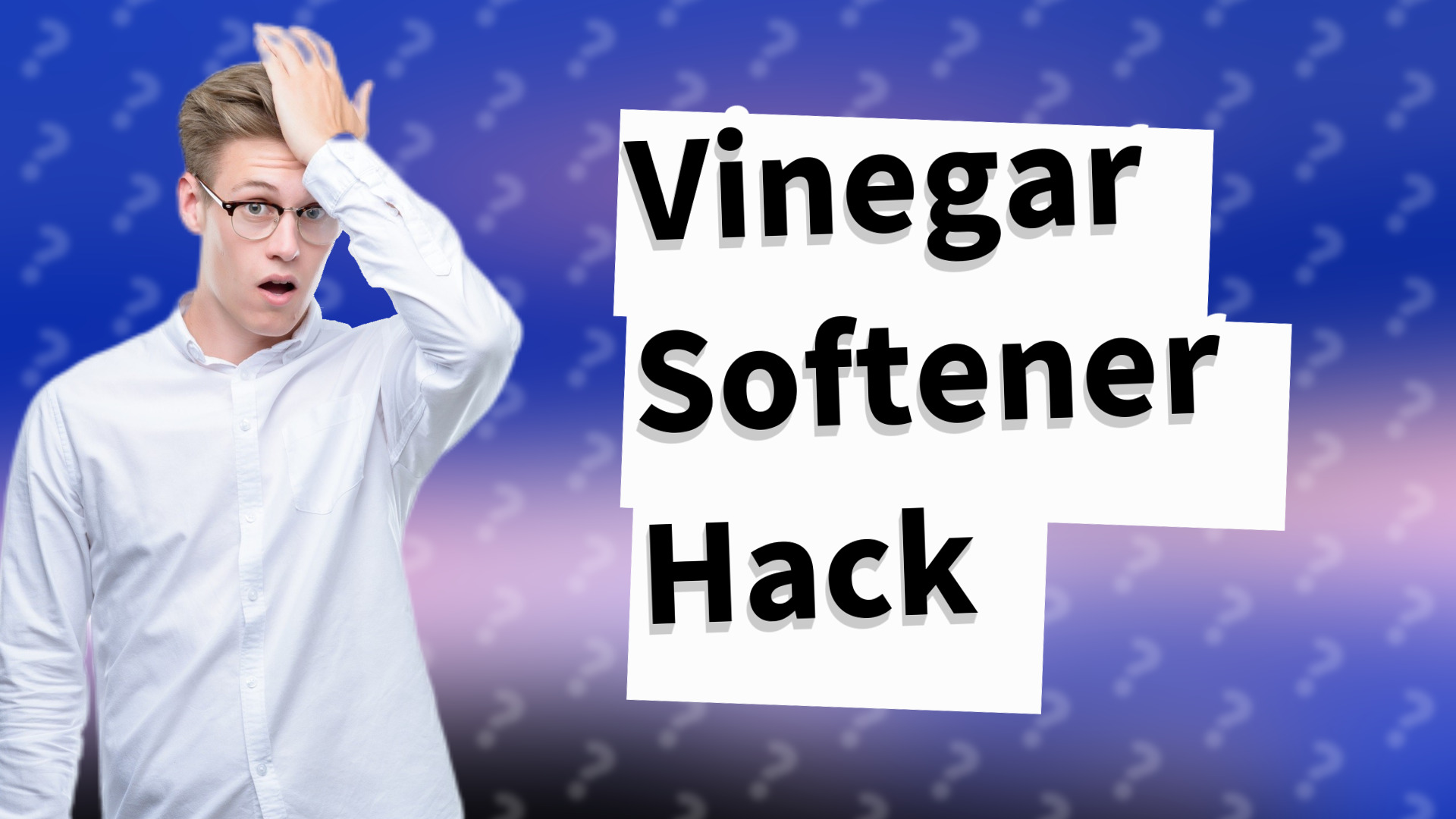 Vinegar Softener Hack