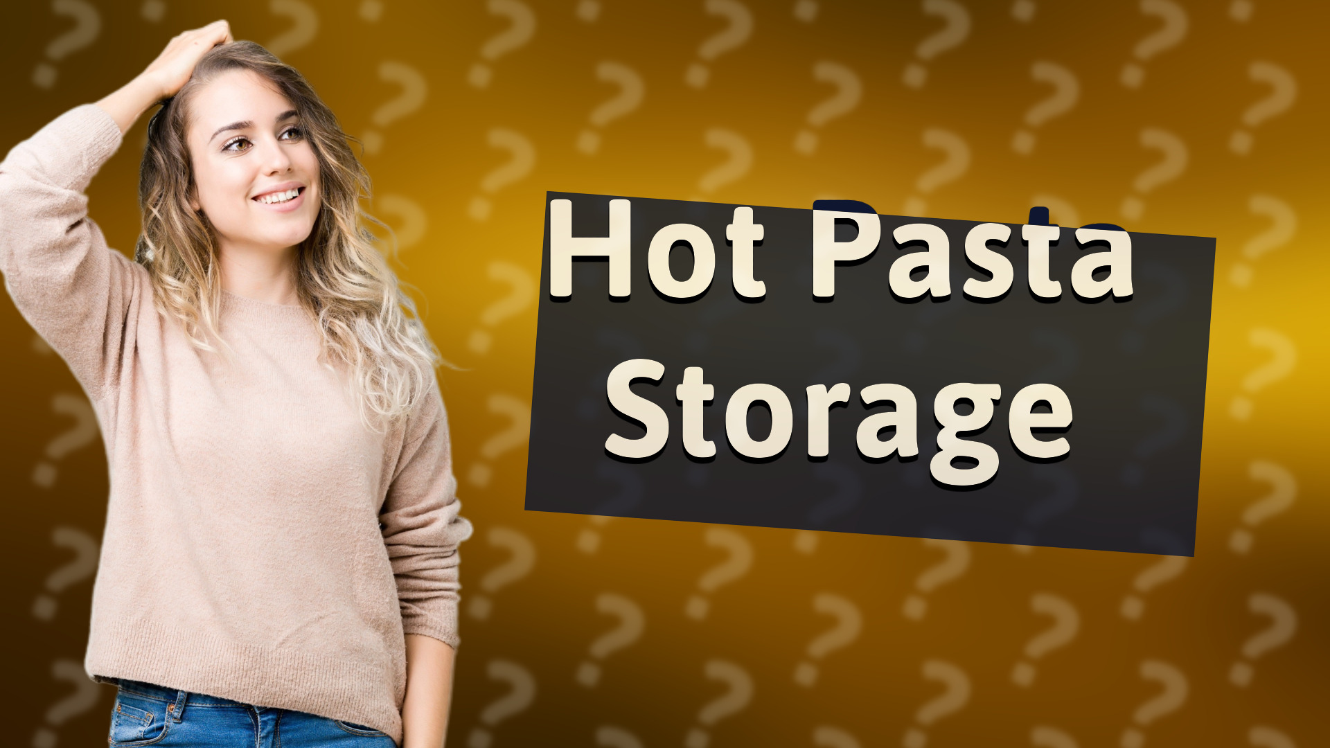 Hot Pasta Storage