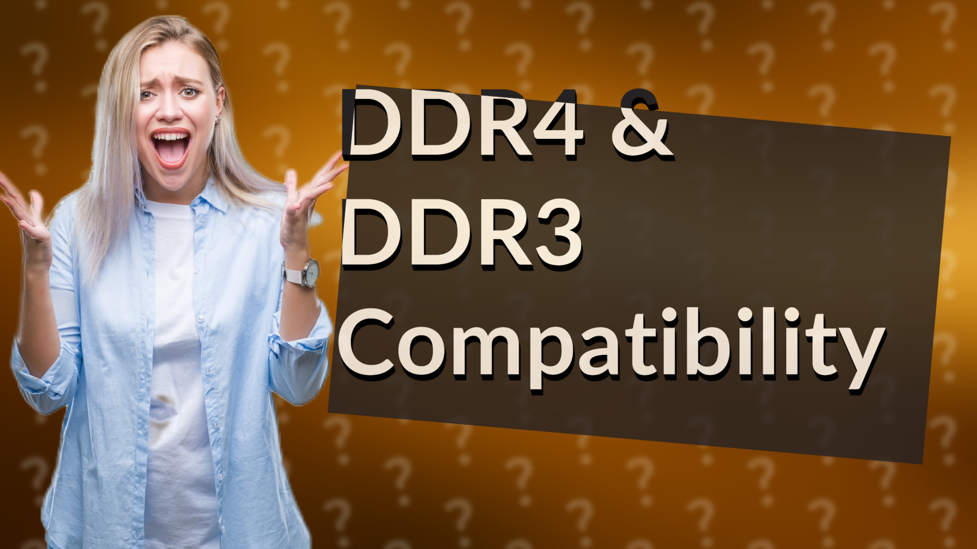 DDR4 & DDR3 Compatibility