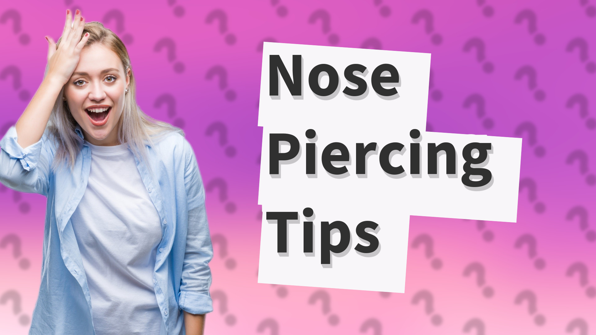 Nose Piercing Tips