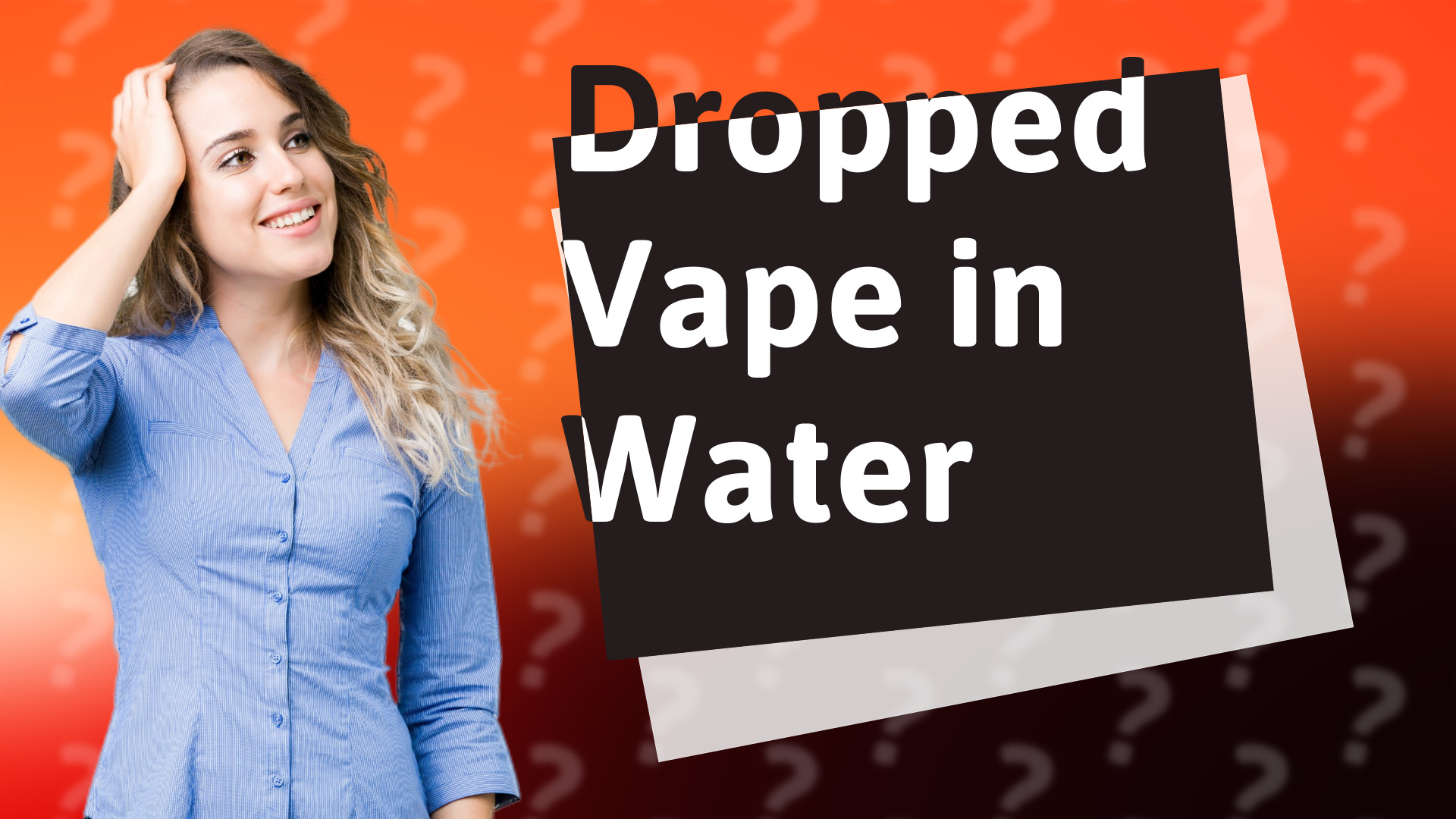 Dropped Vape in Water