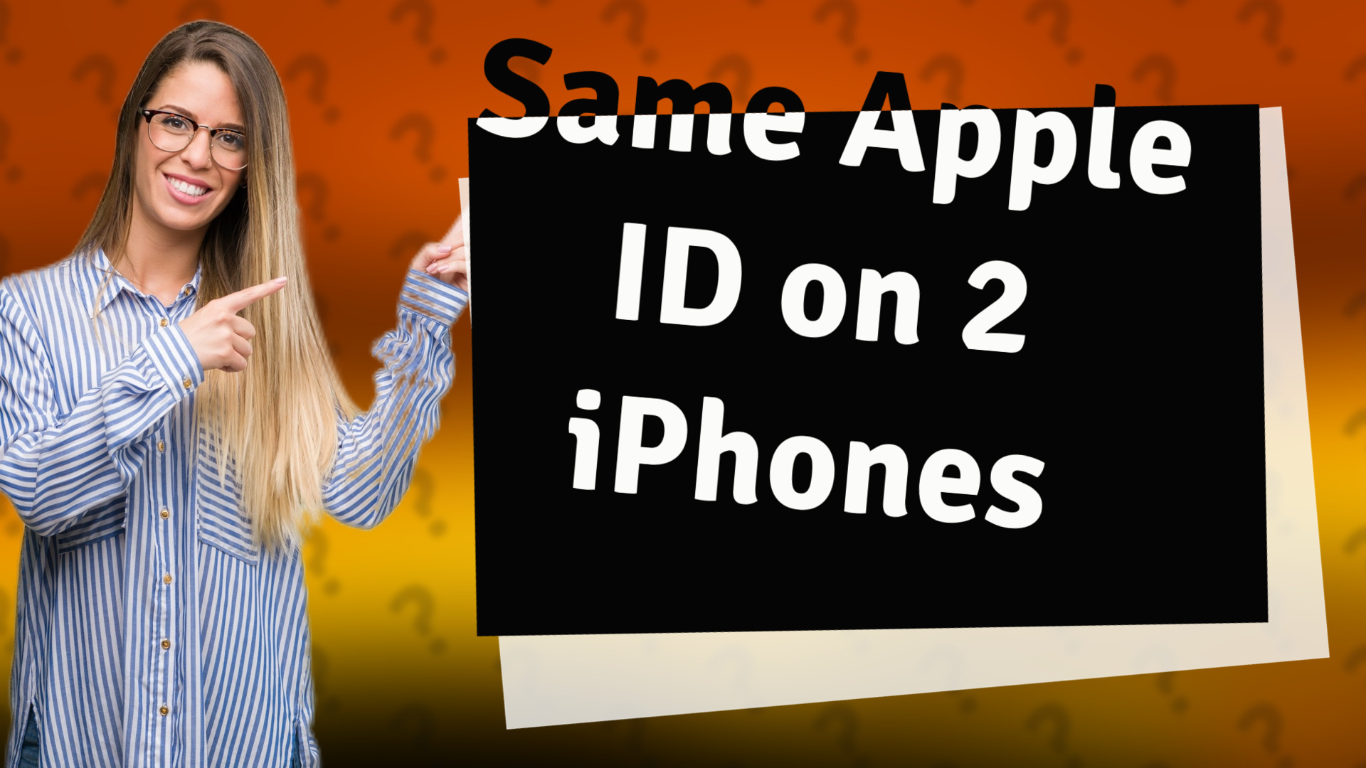 Same Apple ID on 2 iPhones